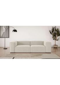 Big-Sofa OTTO HOME "HAILY Modularsofa, Verl&auml;ssliche Qualit&auml;t, Sitztiefe 70 cm", beige (hellbeige), B:260cm H:72cm T:100cm, 100% Polyester, Sofas, Big-Sofa, als Modul oder separat verwendbar, f&uuml;r individuelle Zusammenstellung
