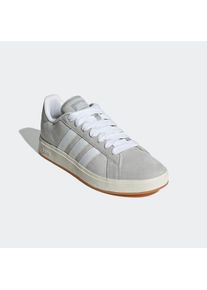 Sneaker adidas Sportswear "GRAND COURT BASE 00S", Herren, Gr. 47, grau (grau two, ftwr wei&szlig;, gum10), Leder, Synthetik, Schuhe Sneaker, Design auf den Spuren des adidas Campus 00