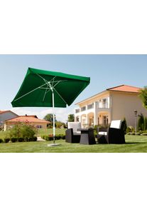 Rechteckschirm Schneider Schirme "Oslo", gr&uuml;n, Obermaterial: 100% Polyester, Standschirme, Rechteckschirm, abknickbar, ohne Schirmst&auml;nder