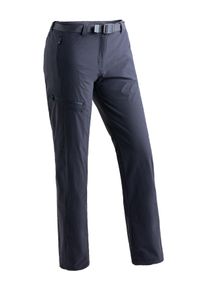 Outdoorhose Maier Sports "Lulaka Winter", Damen, Gr. 40, Normalgr&ouml;&szlig;en, blau (dunkelblau), 90% Polyamid, 10% Elasthan, Hosen Outdoorhose, Damen Winter Wanderhose, Funktionshose mit Netzinnenfutter