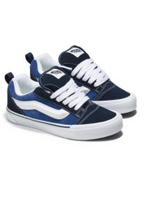 Sneaker Vans "Knu Skool", Herren, Gr. 40, blau (navy), Leder, Textil, Schuhe Sneaker