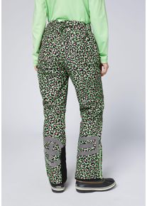 Skihose CHIEMSEE, Damen, Gr. 40, Normalgr&ouml;&szlig;en, light gr&uuml;n, light pink, 100% Polyester, Hosen Skihose