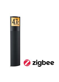 LED Pollerleuchte Paulmann "Padea IP44 847mm 8,5W 700lm 230V Anthrazit Kunststoff", grau (anthrazit), B:18,5cm H:84,7cm T:6cm, Leuchten, LED Pollerleuchte, Smart Home Zigbee 3.0 D&auml;mmerungssensor insektenfreundlich