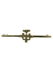 Brosche OSTSEE-SCHMUCK "- Hiddensee 15 x 13 mm - Silber 925/000, vergoldet -" Gr. 52, gold (goldfarben, gelb), Broschen, Damen, Blacklist, Silber 925 (Sterlingsilber), Brosche
