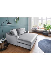 XXL-Sessel "Nobel", grau (silbergrau), B:158cm H:89cm T:173cm, ATLANTIC HOME COLLECTION, Sessel, XXL-Sessel, Megasessel, Loveseat, inkl. 5 R&uuml;ckenkissen, frei im Raum stellbar