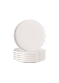 Villeroy & Boch Fr&uuml;hst&uuml;cksteller VILLEROY & BOCH "Fr&uuml;hst&uuml;cksteller Afina &oslash; 22 cm 6er Set wei&szlig;", wei&szlig;, L:22cm, Speiseteller, Fr&uuml;hst&uuml;cksteller