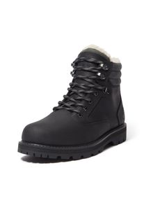 Schn&uuml;rboots Timberland "BRITTON ROADMID WARM LINED WATERPROOF BOOT", Herren, Gr. 49, schwarz (schwarz full grain), Leder, Schuhe Schn&uuml;rboots, Winterstiefel, Schn&uuml;rstiefel, Winterschuhe, wasserdicht&gef&uuml;ttert
