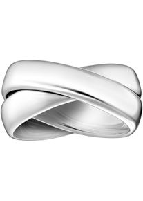 Fingerring Thomas Sabo "Duo-Ring Silber" Gr. 60, silber (silberfarben), Fingerringe, Damen, 60, Silber 925 (recycelt), 11mm, Fingerring