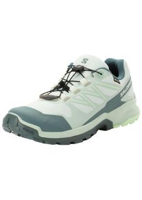 Trailrunningschuh Salomon "XA FLYER GORE-TEX W", Damen, Gr. 38,5, gr&uuml;n (clearly aqua, sea foam, patina gr&uuml;n), Synthetik, Textil, Schuhe Trailrunningschuh, wasserdicht