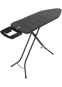 B&uuml;gelbrett Brabantia "B&uuml;geltisch C, 124 x 45 cm, Dst-Mulde Solide", blau (denim schwarz), B:48cm T:75cm, B&uuml;gelbretter, B&uuml;gelbrett, Fairtrade-zertifiziert