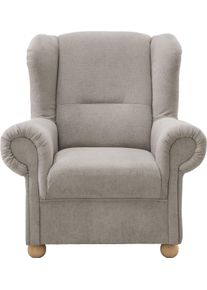 Ohrensessel Home Affaire "Torello", taupe, B:92cm H:102cm T:89cm, 100% Polyester, Sessel, Ohrensessel