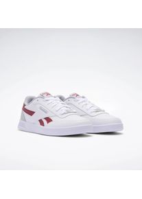 Sneaker Reebok CLASSIC "REEBOK COURT ADVANCE", Damen, Gr. 38,5, ftwrwei&szlig;, retrorot, grau1, Synthetik, Schuhe Sneaker