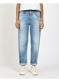 Straight-Jeans Gang "94THELMA", Damen, Gr. 31, N-Gr, blau (bright vint blau), Denim/Jeans, Obermaterial: 98% Baumwolle, 2% Elasthan, gerade kn&ouml;chelfrei, Jeans Straight-Jeans, mit Detail oberhalb der M&uuml;nztasche