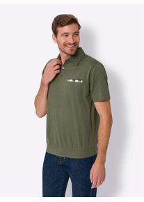 Poloshirt CLASSIC "Kurzarm-Poloshirt", Herren, Gr. 48/50, gr&uuml;n (khaki), 100% Baumwolle, Webware:100% Baumwolle, unifarben, Shirts Poloshirt