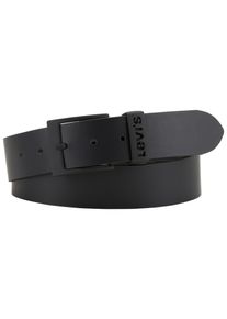 Levi's Lederg&uuml;rtel LEVI'S "ASHLAND METAL G&Uuml;RTEL", Damen, Gr. 120, schwarz, Leder, G&uuml;rtel Lederg&uuml;rtel