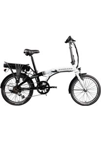 Z&uuml;ndapp E-Bike Z&Uuml;NDAPP "Z120" Gr. 28, wei&szlig; (schwarz, wei&szlig;, wei&szlig;), Elektrofahrr&auml;der, 28cm, 20 Zoll (50,80cm), E-Bike, Pedelec, Elektrofahrrad f&uuml;r Damen u. Herren