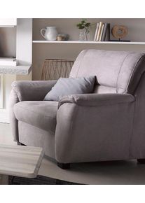 Sit & More Sessel SIT & MORE "Pandora", grau, B:103cm H:91cm T:90cm, Luxus-Microfaser ALTARA NUBUCK (100% Polyester);Luxus-Microfaser (100% Polyester);Luxus-Microfaser ALTARA NUBUCK (100% Polyester), Sessel, Sessel