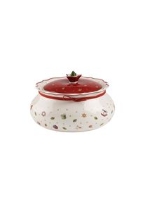 Villeroy & Boch Weihnachtsfigur VILLEROY & BOCH "Dose Toy's Delight &oslash; 20,5 cm bunt", bunt, Dekofiguren, Weihnachtsfigur