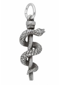 Adelia&acute;s Kettenanh&auml;nger ADELIA&acute;S "925 Silber Anh&auml;nger Aesculapstab", silber, Schmuckanh&auml;nger, Damen, Silber 925 (Sterlingsilber), Kettenanh&auml;nger