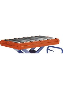 Rollenbaan vast, voor europlatform, hefvermogen 1000 kg