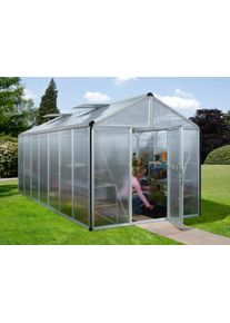 Gew&auml;chshaus Vitavia "Zeus 13800", silber (silberfarben), B:266cm T:547cm, Gew&auml;chsh&auml;user, Gew&auml;chshaus