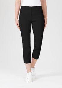 3/4-Hose Stehmann "Ina", Damen, Gr. 40, N-Gr, schwarz, Web, Obermaterial: 65% Viskose, 30% Polyamid, 5% Elasthan, unifarben, regular fit 3/4-L&auml;nge, Hosen 3/4-Hose, 3/4-L&auml;nge mit Stretch