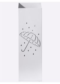 Schirmst&auml;nder HEINE HOME, wei&szlig;, B:16cm H:49cm T:16cm, Metall, Regenschirmst&auml;nder, Schirmst&auml;nder