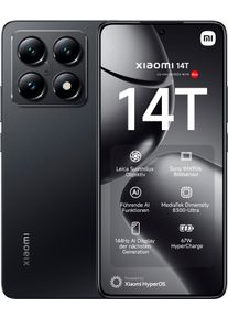 Xiaomi Smartphone "Xiaomi 14T 256GB", schwarz (titan schwarz), 256 GB, Mobiltelefone, Smartphone