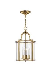 Elstead Lighting, Pendelleuchte, Gentry H&auml;ngeleuchte E14 4-fach Poliertes Messing (E14)