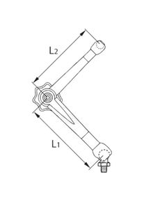 Noga, Messlehre, Magnet-Messstativ mit Feineinstellung am Gest&auml;nge