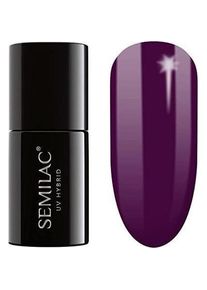 Semilac, Nagellack, 015 Plum 7ml (015 Plum, Gel-Effekt Nagellack)