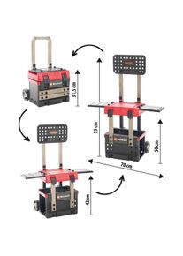 Happy People E-Case Werkbank 110-delig mit Werkzeugen und Zubeh&ouml;r