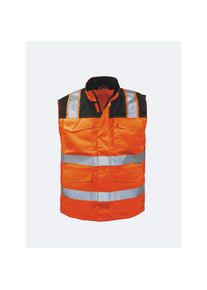 Elysee, Warnweste, Bekleidung Warnschutzweste Mirko orange/schwarz (S)