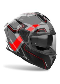 Airoh, Motorradhelm, Spark 2 Dart Rot gl&auml;nzender Helm (M, 57 - 58 cm)