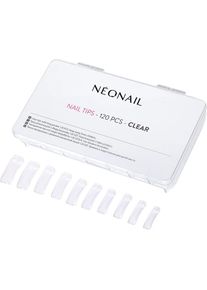 Neonail, Nagelstyling + Kunstn&auml;gel, Tips (Nagelstyling Set, Transparent)