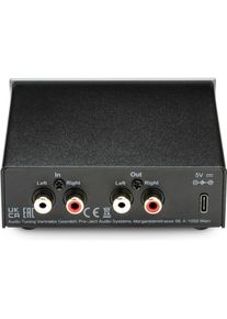 Pro-Ject Head Box E Headphone Amplifier, silver, Kopfh&ouml;rerverst&auml;rker, Silber