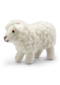 Vilt schaap staand wit