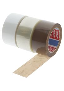 PET-Packband Tesa 60416, 55 % recycelt, leise abrollbar, VE 6 Rollen, braun, Band-LxB 100 m x 50 mm Tesa