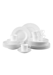 Rosenthal Kombiservice, Wei&szlig;, Keramik, 30-teilig, 200 ml,200 ml, 35x35x33 cm, DIN EN ISO 14001, DIN EN ISO 9001, hitzebest&auml;ndig, Geschirr, Geschirrsets, Kombiservice