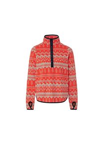 Tchibo - Fleecepullover - Damen - Gr. L - orange/print