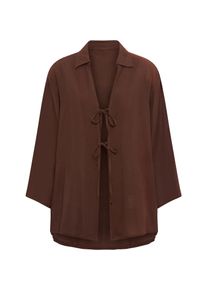 Lscn By Lascana Tunika Női s&ouml;t&eacute;t barna , M&eacute;ret 34