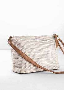 bonprix Női Textil v&aacute;llt&aacute;ska r&eacute;szlettel, b&eacute;zs, onesize