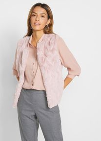 Gilet sans manches doux et moelleux - violet - taille 52 - bonprix