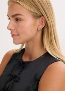 Boucles d&rsquo;oreilles en acier inoxydable - argent - taille Onesize - inox - bonprix