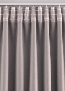 Rideau isolant avec envers en polaire douce aussi en XXL (1 pce) - marron - taille 175x135 cm - polaire - bonprix