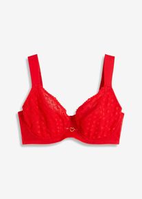 Soutien-gorge &agrave; armatures - rouge - taille 90C - bonprix