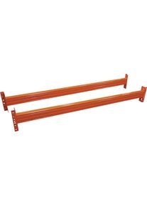 Schulte Draagbalk, 1 paar, zuiver oranje RAL 2004, lengte 2700 mm, profieltype 100 / 50 x 1,5 mm