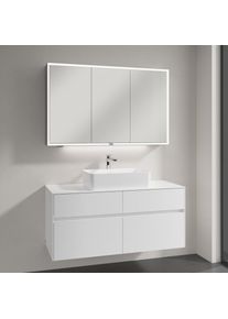 Villeroy & Boch Villeroy & Boch Collaro Meuble avec vasque &agrave; poser et armoire de toilette My View Now, 5A6156RW+A95700DH+A4551200, My View Now