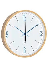 Funkuhr Braun/Wei&szlig;/Blau