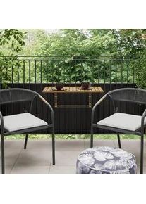 Balkontisch Helena Akazie/ Metall ca. 75x35x45 cm